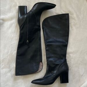 Avellini Knee High Leather Boots